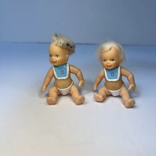 Tara Toys Vintage ABC Triplet Baby Doll B and C Articulated Blond Hair Doll Toys