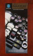 MINOLTA AUTOFOCUS SYSTEM LENSES AND ACCESSORIES SALES BROCHURE/165277