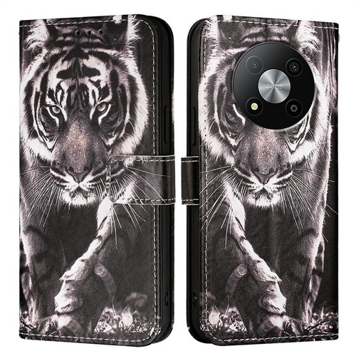 For ZTE Blade A75 A73 A52 V70 Painted PU Leather Wallet Case Phone Case Cover - Picture 16 of 20