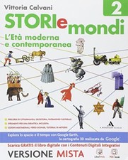 storiemondi 2 +eb storia scuola media calvani 8824744354