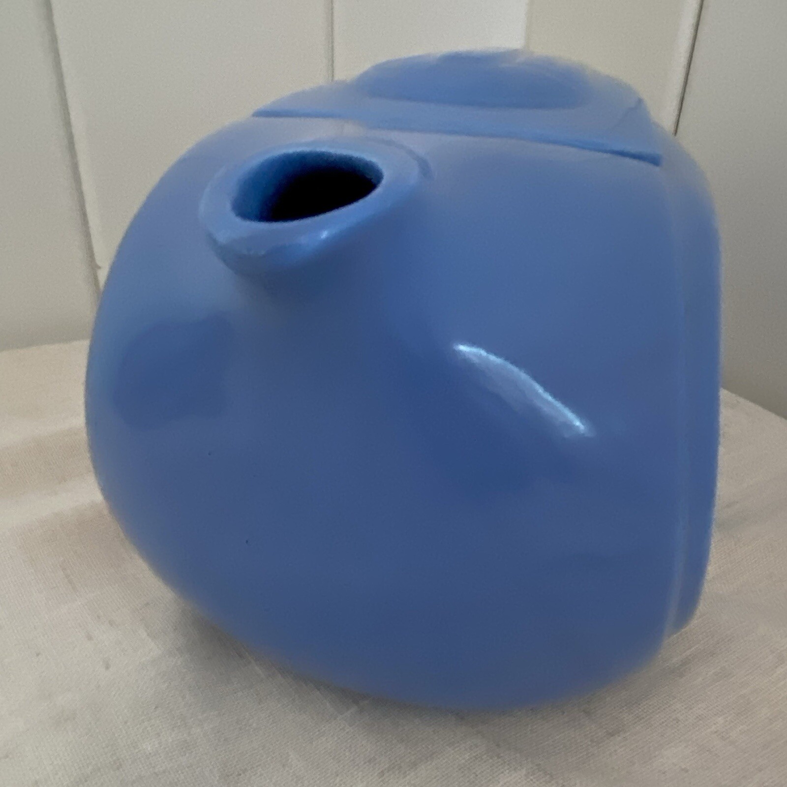 vintage Hall China Co USA Pitcher Westinghouse Streamline water jug blue 40s MCM