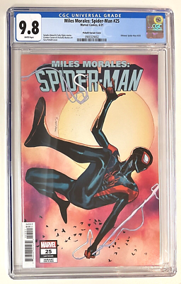 Miles Morales Spider-Man 25 Sara Pichelli Variant CGC 9.8 Marvel