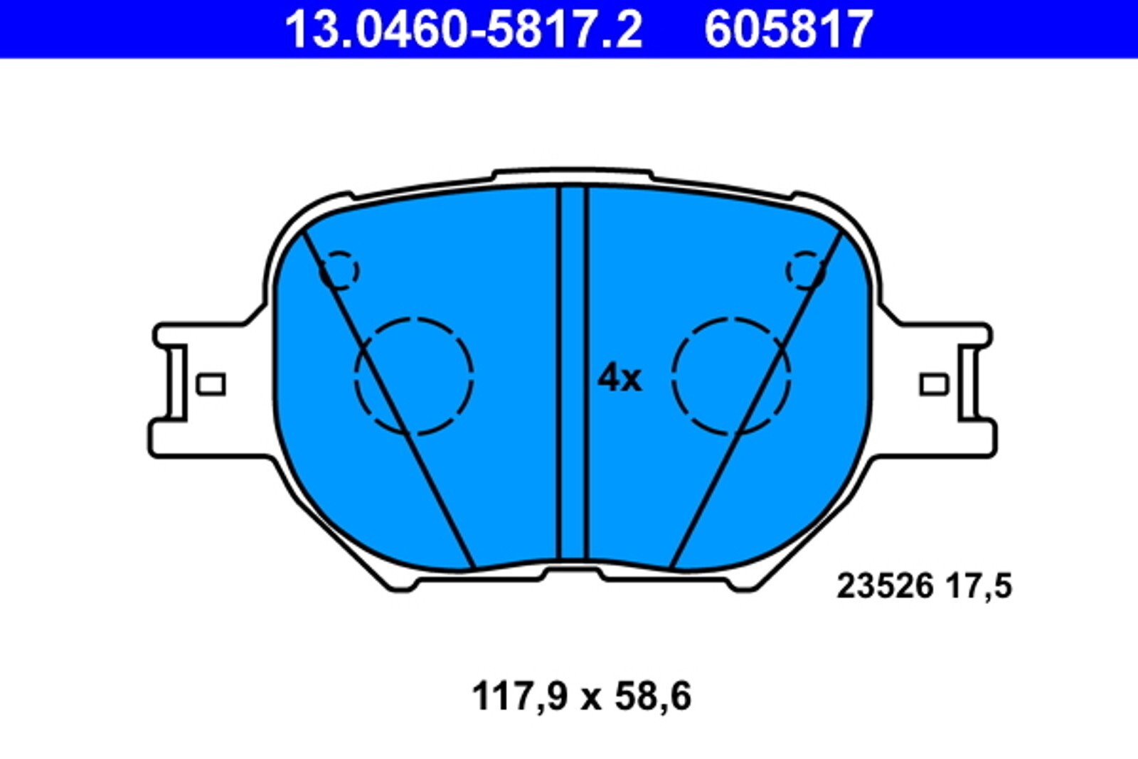 Plaquettes de frein Toyota Corolla 2.0 D-4D pour résoudre le manque de mordant