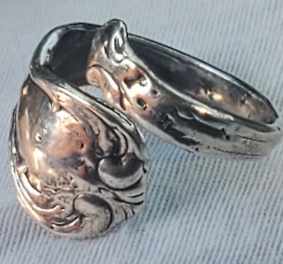 Mulholland Bros Vintage skandinavischer Cellini Sterlingsilber Bypass Schlangenring 61/2-7