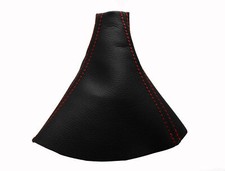 Schaltmanschette Für FORD KA RU8 (2008-2016) Schaltsack Naturleder Faden Rot