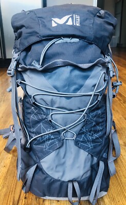 Millet Respiration 25 Gray Hiking Day Back Pack 20 x 12.5 x 7