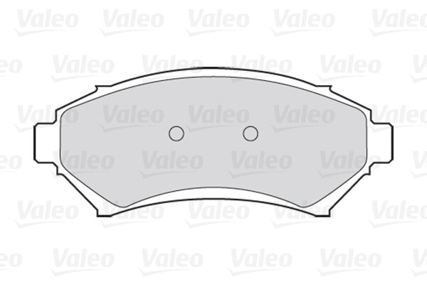Kit de plaquettes de frein Valeo 301458 à haute endurance thermique pour disque