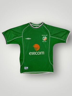 Republic of Ireland 2002 Umbro World Cup home footbal shirt jersey