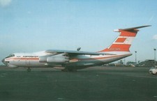 AEROFLOT POLAR ILYUSHIN IL-76TD AIRCRAFT POSTCARD AVIATION AIRPLANE CCCP-76479
