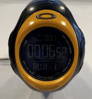 Oakley D1 Digital Yellow Watch | eBay