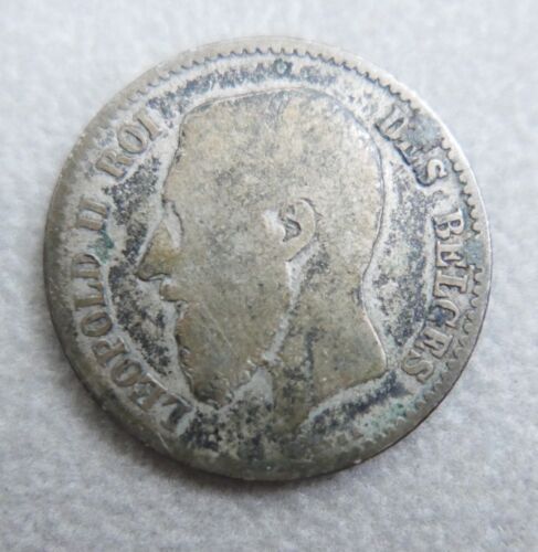 Pièce de monnaie de Belgique—1 franc—Leopold II—1867 - Photo 1/2