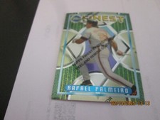 RAFAEL PALMEIRO ORIOLES 1995 TOPPS FINEST WITH COATING CARD #177
