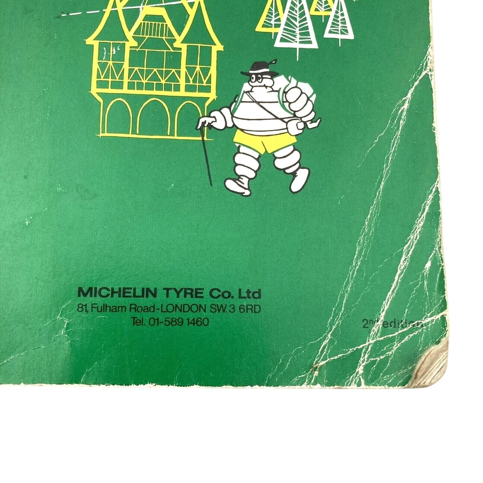 Vtg Michelin Green Guide West Germany & Berlin 1972 Tourist Travel Maps 2nd Ed - Image 2 of 4