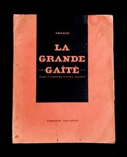 ARAGON : LA GRANDE GAÎTÉ . DESSINS D'YVES TANGUY . NRF . 1929 . EO N°/90