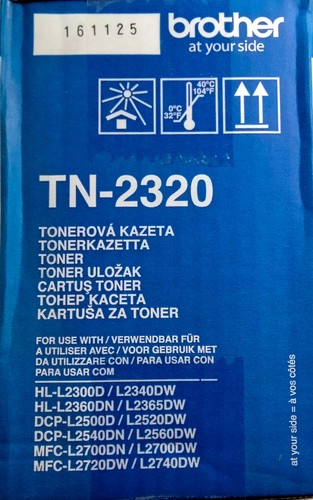 Brother TN-2320, Original Toner Black - 2600 Pages, OVP, TN2320, Genuine, Neu - Afbeelding 4 van 7