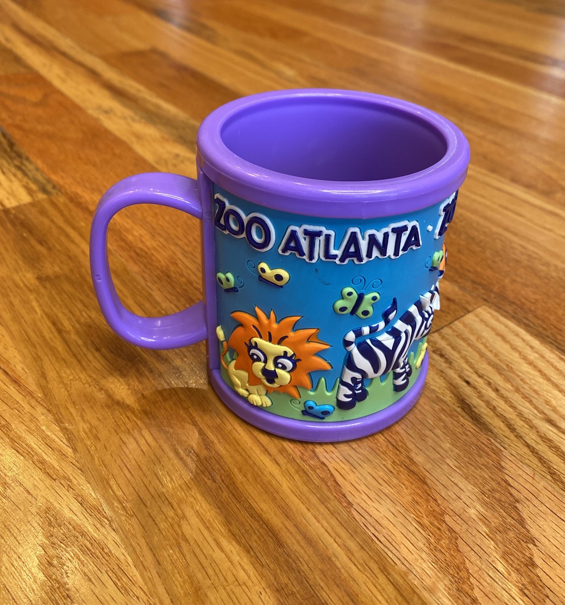 ZOO ATLANTA Souvenir Coffee Mug Tea Cup Purple Animals ATL | eBay