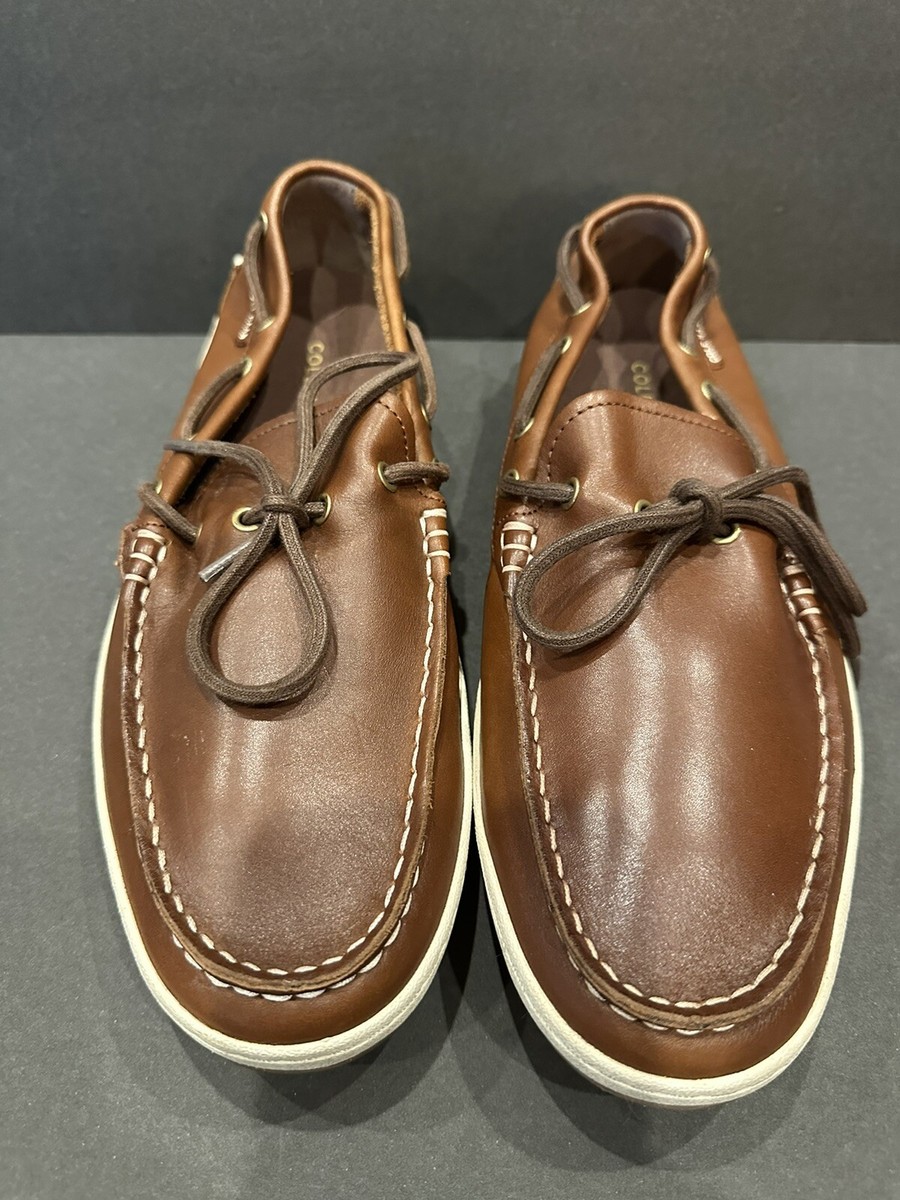 Cole Haan Men\'s Tan Leather Boat Shoes Cole Haan Nantucket Men main image 2