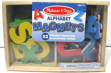 MELISSA  DOUG 52 Magnetic Alphabet Letters New