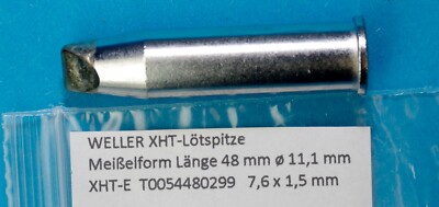 Weller XHT - Lötspitze, neue XHT-E, 7,6 x 1,5 mm für WXP 200 Lötkolben