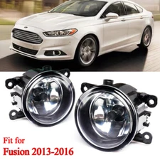 Pair For Ford Fusion 2013 2014 2015 2016 With Blubs Bumper Fog Lights Lamps