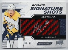 2019-20 UD Engrained Rookie Signature Shots Red Stick Carbon Auto Pick from List