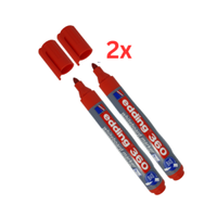 Whiteboard Stift Edding 360 Rot 2 StüCk Flipchartstift Folienstift Boardmarker