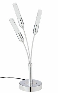 Argos Home Tulsk 3 Light Led Table Lamp Chrome Ebay