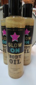 Details About 3 Bottles Bath And Body Works Champagne Toast Shimmer Body Oil Moisturizer