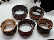 Leather Weave Bracelets - Various Colors  Sizes