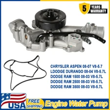 Water Pump AW7168 For 2003-2008 Dodge Hemi Engine RAM Pickup 1500 V8 5.7L 58-623