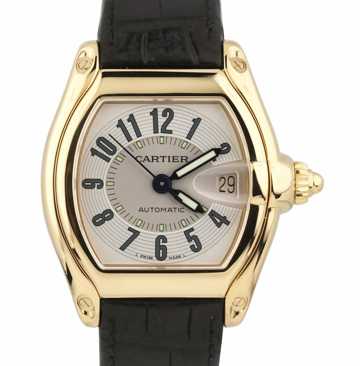 Cartier Roadster - 38 mm, Yellow Gold for sale | eBay