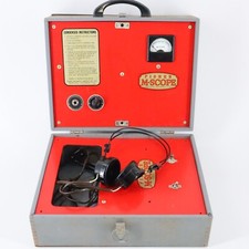 Fisher M-Scope Metal Detector Trimm Dependable Headphones ME-Y S L55182 Untested