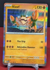 Pokemon Klawf #122/198 English Scarlet & Violet Holo Rare