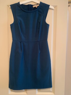 Ann Taylor LOFT Blue Dress Size 0 | eBay