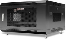 6U Wall Mount Server Rack Network Cabinet Locking Av Data Enclosure VENTED DOOR