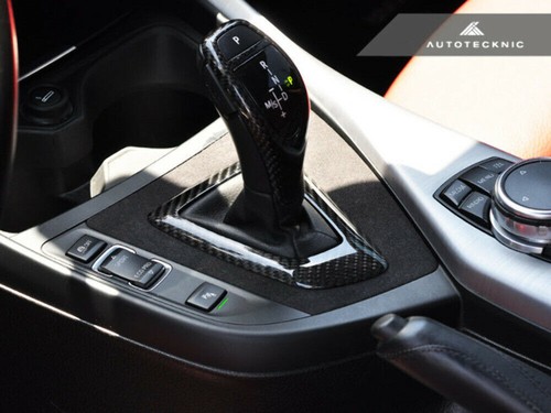 AutoTecknic Carbon & Alcantara Shift Console Trim - BMW F22 2-Series | F87 M2 - Picture 3 of 5