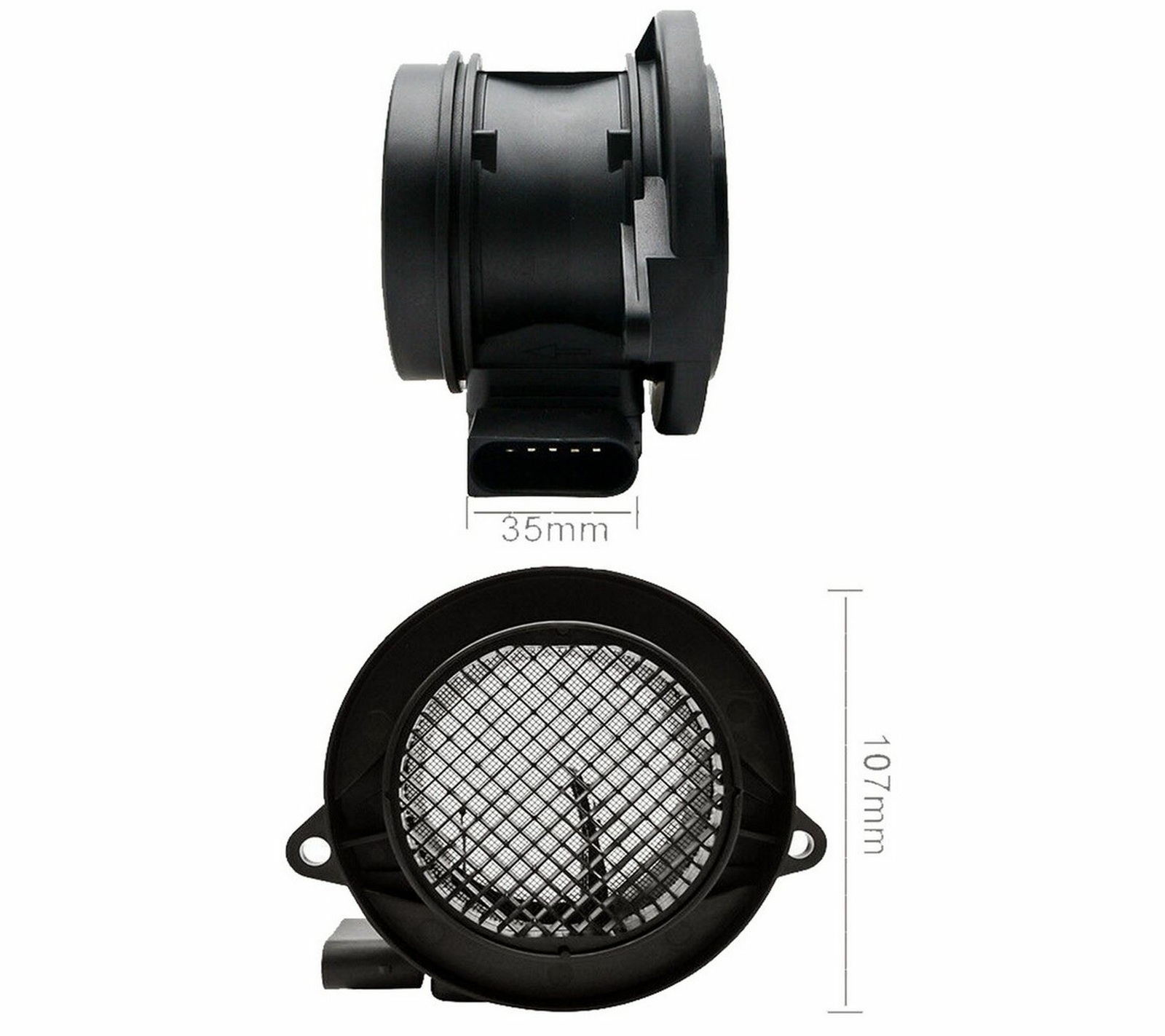 MASS AIR FLOW METER SENSOR FOR MERCEDES C160 C180 C200 C230 KOMPRESSOR