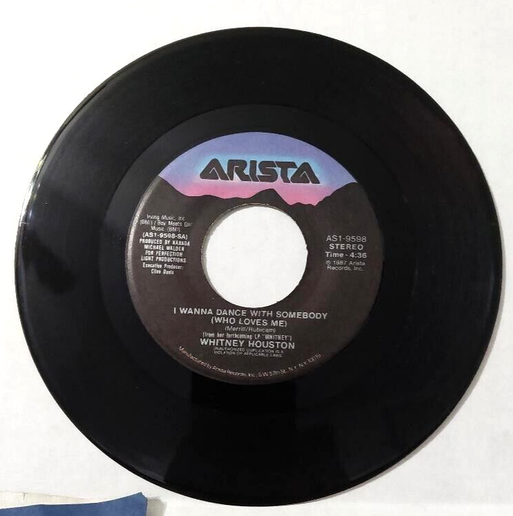 WHITNEY HOUSTON I WANNA DANCE WITH SO 45