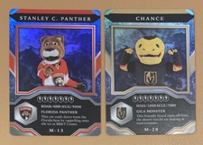 2021-22 MVP Hockey 2 Card Mascots Lot (Chance & Stanley C. Panther) Hockey Cards