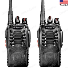 2 X BAOFENG BF-888S UHF 400-470 MHz 5W CTCSS Two-way Walkie-Talkie Radio