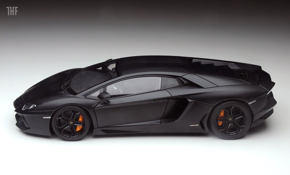 1/18 AUTOart Lamborghini Aventador LP700-4 Matt Black-74661 | eBay.de