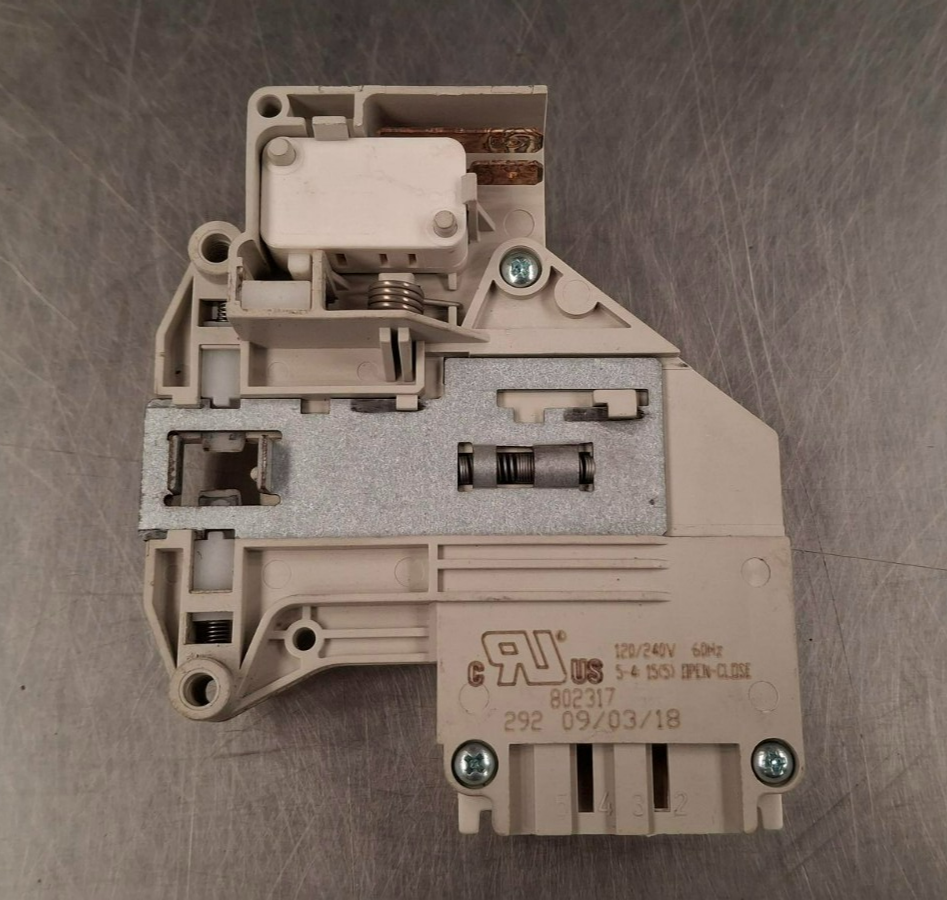 Interruttore Serratura Porta Per Lavatrice Speed Queen, Alliance, Huebsch 120V – Ricambio 802317P (usato) - Foto 6