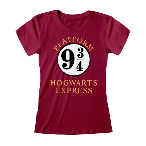 Ladies Harry Potter Platform 9 3/4 Official Tee T-Shirt Womens Girls