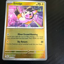 Pokemon Emolga 030/086 Chaos Rising ME04 Common Lightning Basic Card NM 2026