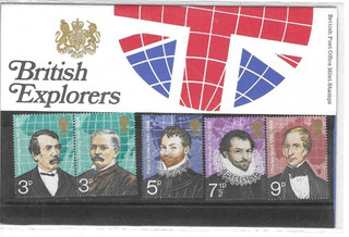 GB Presentation Pack British Explorers 1973 (902)