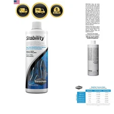 Aquarium Water Treatment Fish Tank Stabilizer Freshwater Marine 16.9 Fl Oz