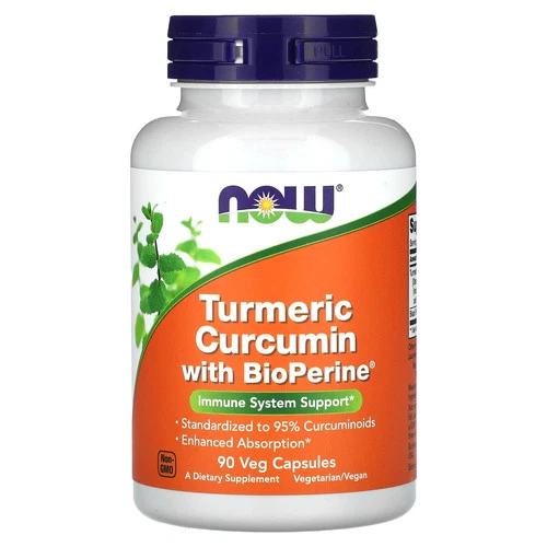 Turmeric Curcumin with BioPerine, 90 Veg Capsules