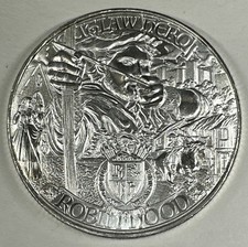 1oz Robin Hood $2 Niue Silver Round Coin the Outlaw Hero Sherwood Forest