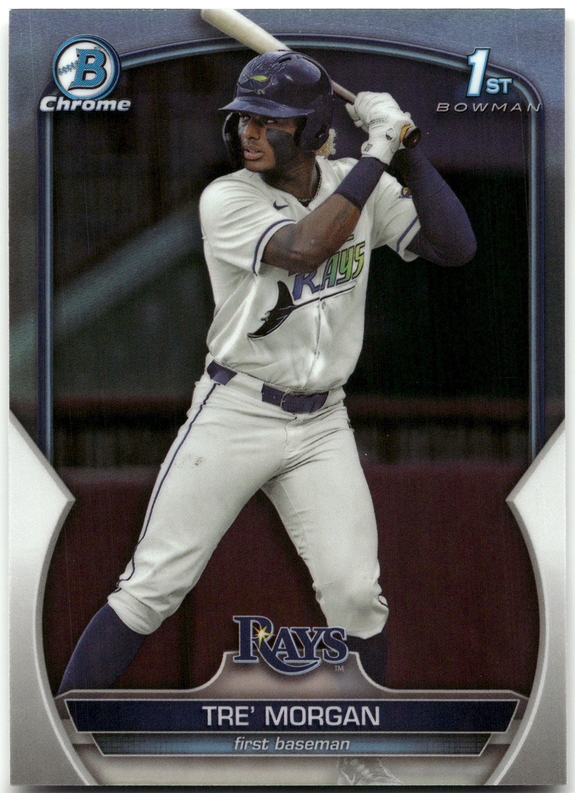 2023 Bowman Draft #BDC-199 Tre' Morgan Chrome Refractor 1st