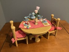 Fisher-Price Briarberry Bear Kitchen Table, Tea Set and Accessories